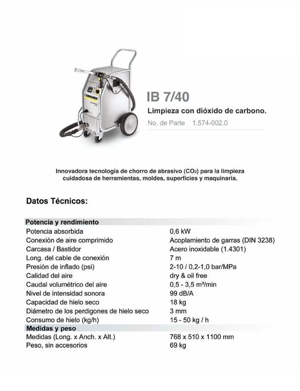 Limpieza con dióxido de carbono